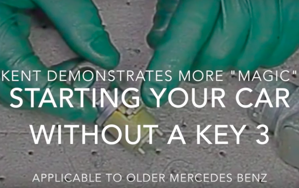 Can You Start an Older Mercedes without a Key - Another Trick Shown